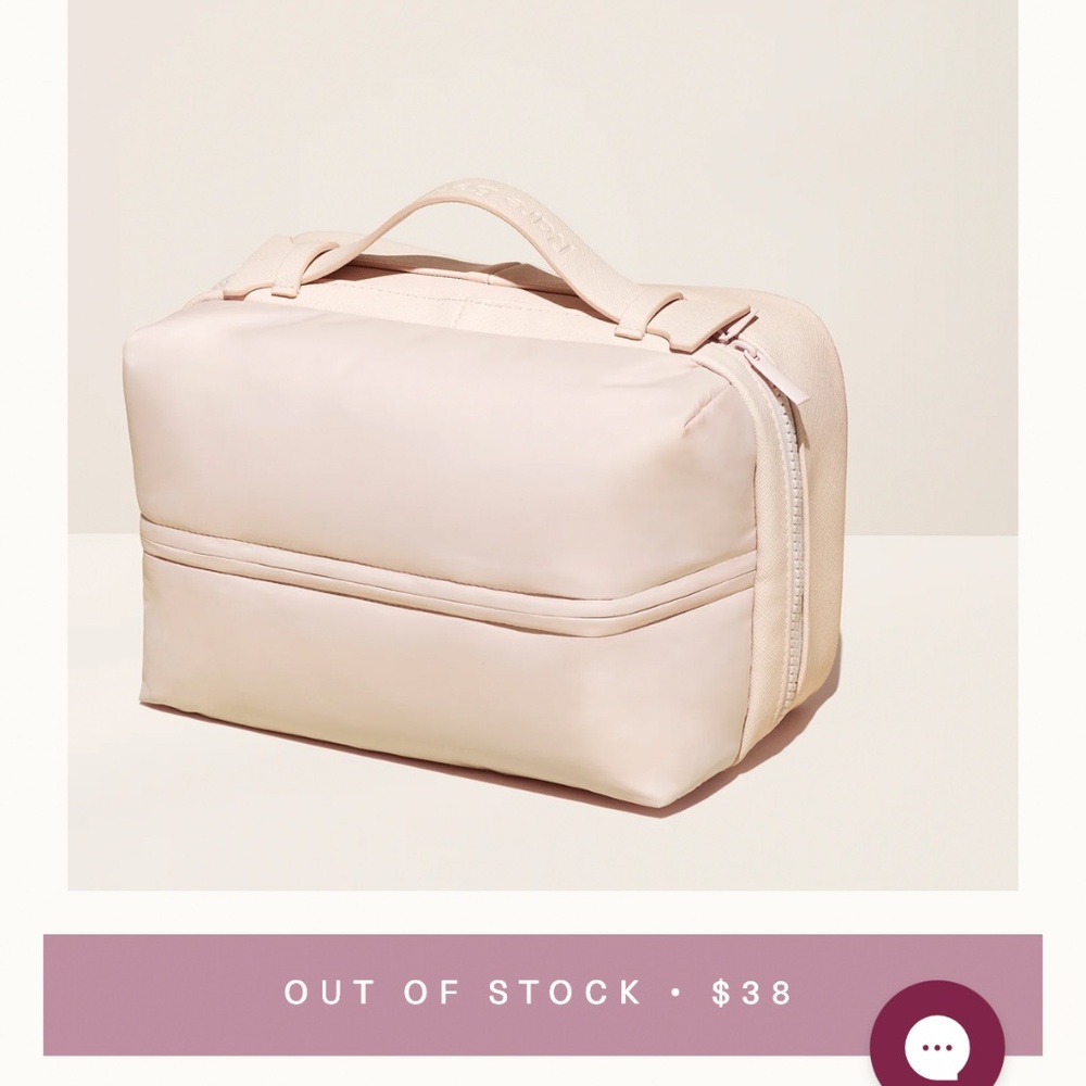 Rare beauty puffy makeup / toiletry bag